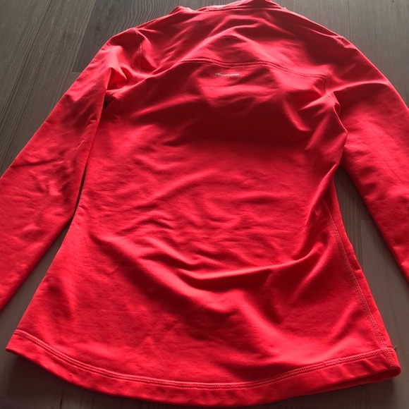 Adidas bright coral hooded running jacket. - Picture 3 of 3